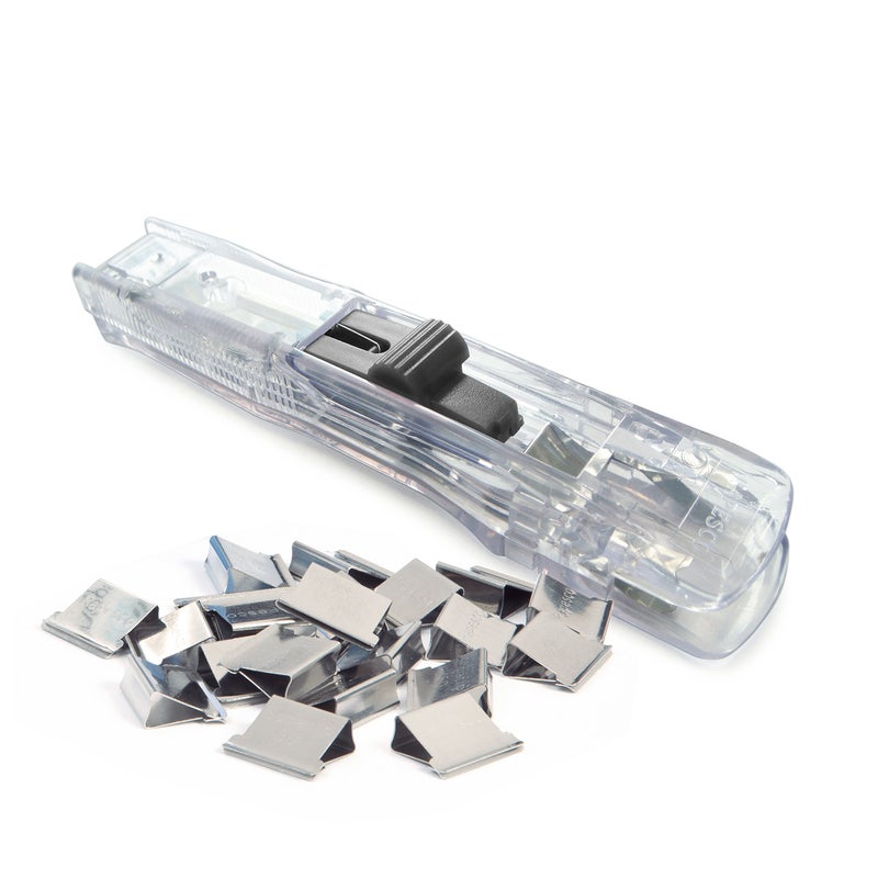 Rapesco Supaclip #40 See Through Dispenser with 25 Stainless Steel Refill Clips(RC4025SS) - Image 2